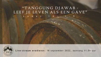 Livestream eredienst 18 september 2022 om 11.00 uur Nj. L. Huijzer-Wattimury